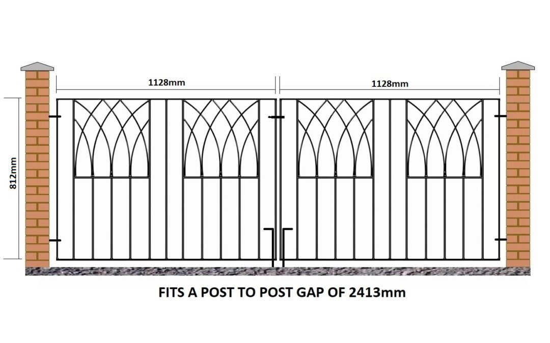 (ABZP10) 2413mm GAP x 812mm HIGH