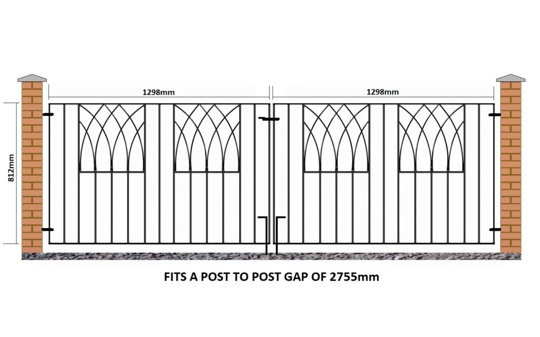 (ABZP11) 2755mm GAP x 812mm HIGH