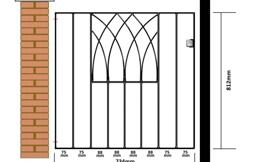 (ABZP31) 838mm (2’9″) GAP x 812mm (2’8″) HIGH