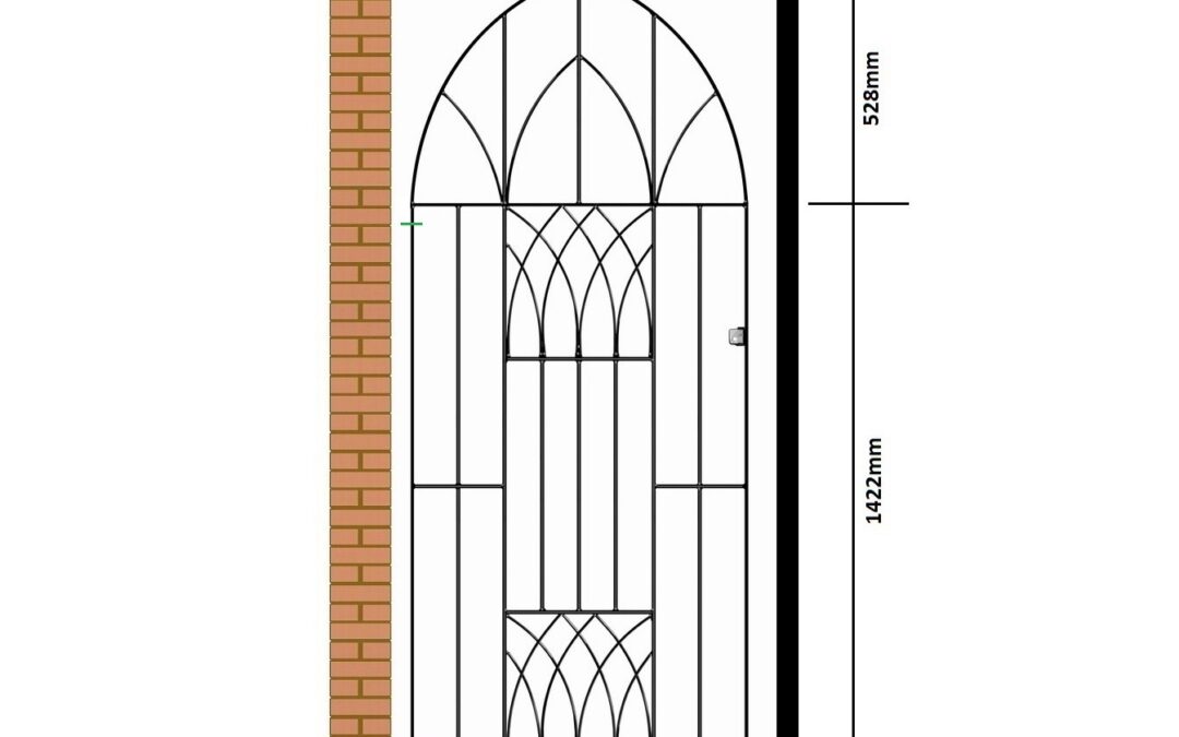 (ABZP42) 914mm (3′) GAP x 1950mm (6’6″) HIGH