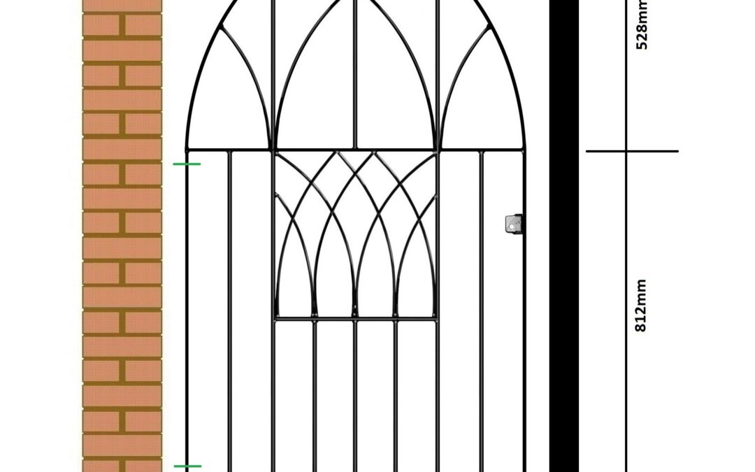 (ABZP52) 914mm (3′) GAP x 1340mm (4’4″) HIGH