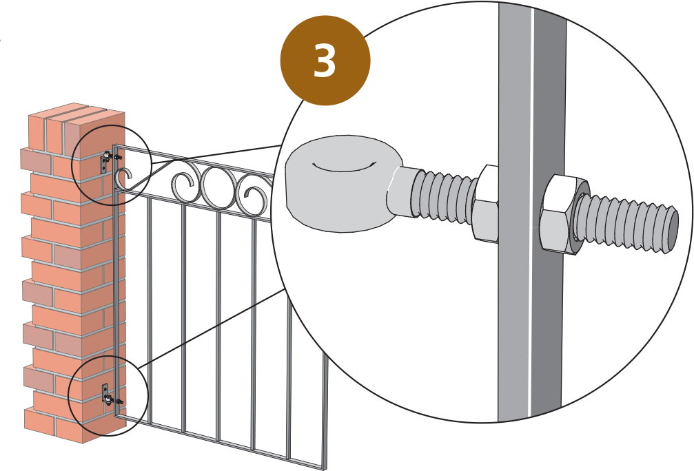 How To Hang A Metal Gate Burbage Iron, How To Fit Metal Garden Gate