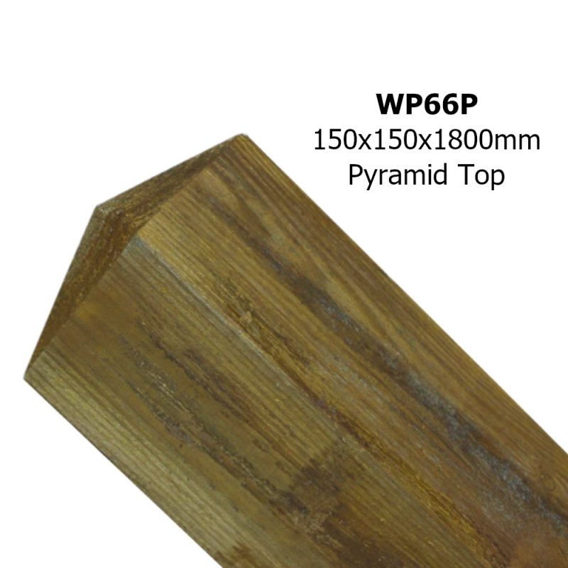 (WP66P) Pyramid Top 150x150x1800mm
