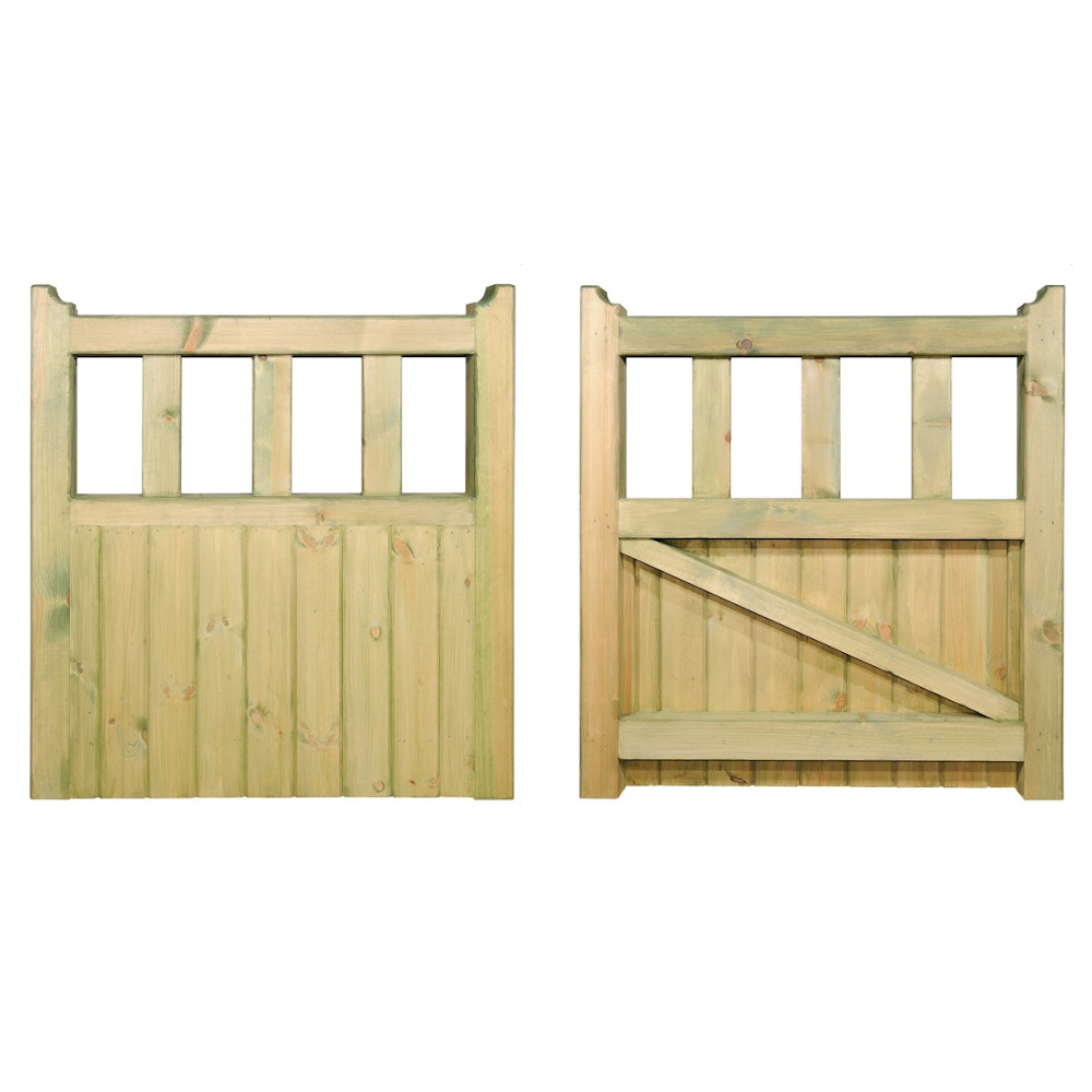 Quorn Single Wooden Garden Gate 900mm, How To Fit A Wooden Garden Gate