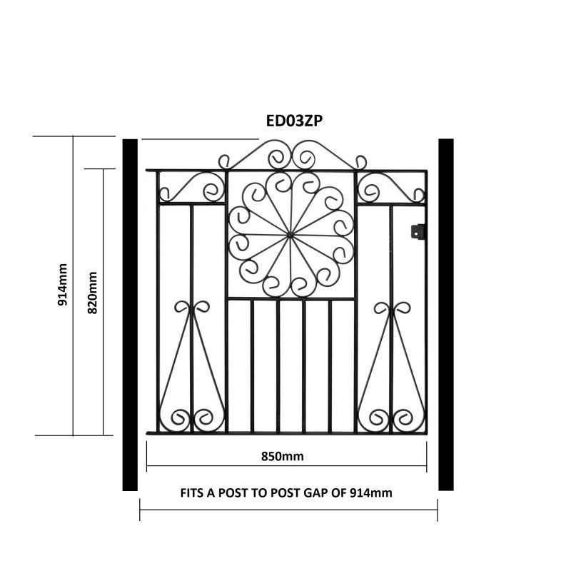 Edinburgh ED03 Single metal gate