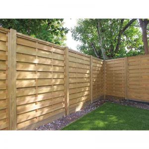 Horizontal Hit And Miss Fence Panels